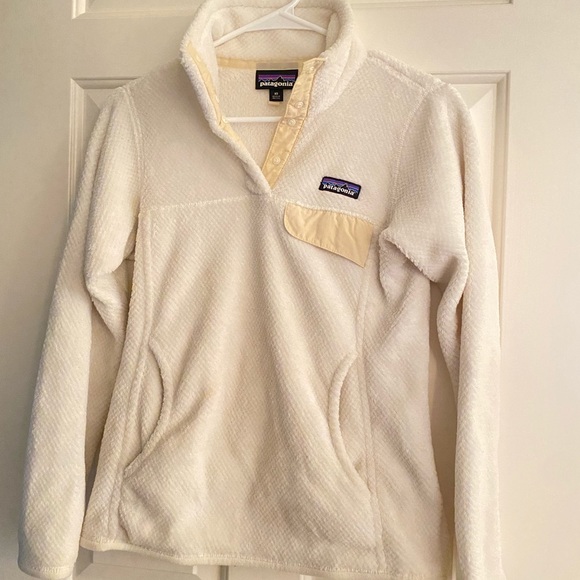 Patagonia Jackets & Blazers - Patagonia Cream Fleece Pullover